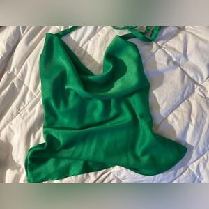 Green Halter Top